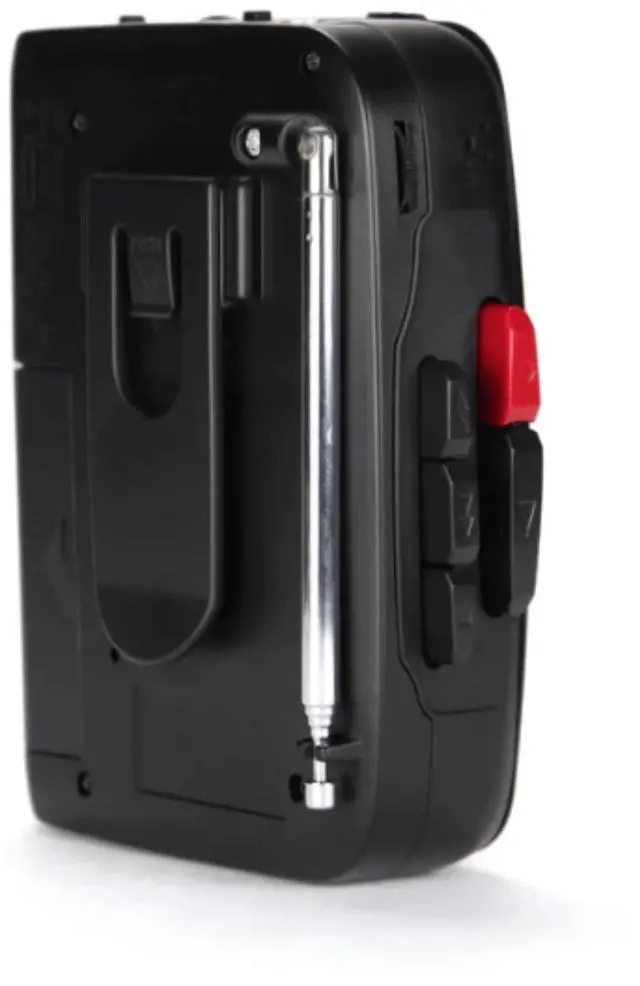 Alt view image 4 of 7 - Emerson Portable Cassette Player & Recorder with AM/FM Radio and Built-In Speaker EPC-1000 - Black