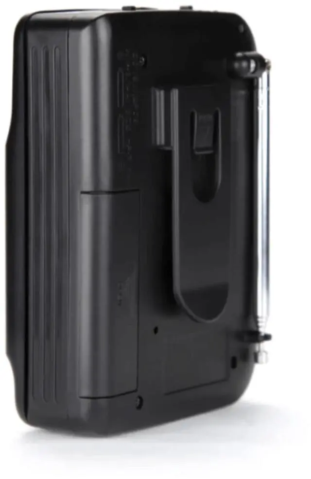 Alt view image 6 of 7 - Emerson Portable Cassette Player & Recorder with AM/FM Radio and Built-In Speaker EPC-1000 - Black