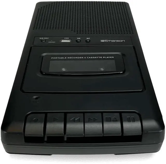 Main image of Emerson Portable Cassette Player and Recorder w Digital Conversion and Mic Input