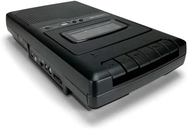 Alt view image 2 of 7 - Emerson Portable Cassette Player and Recorder w Digital Conversion and Mic Input