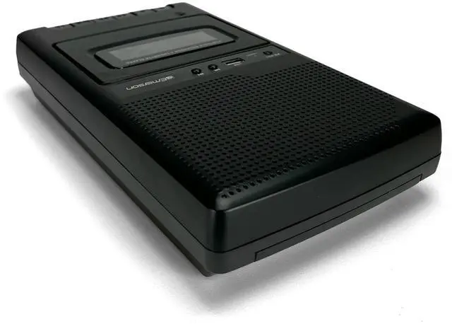 Alt view image 7 of 7 - Emerson Portable Cassette Player and Recorder w Digital Conversion and Mic Input