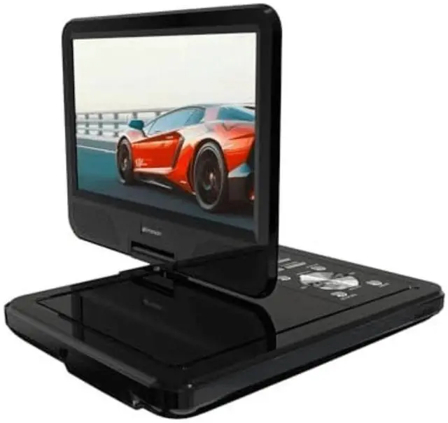 Alt view image 5 of 7 - Emerson 10" DVD Player with ATSC Digital TV and LCD 270 Degree Swivel Screen