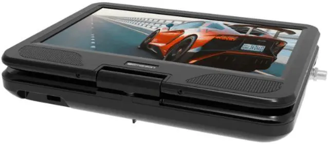 Alt view image 7 of 7 - Emerson 10" DVD Player with ATSC Digital TV and LCD 270 Degree Swivel Screen