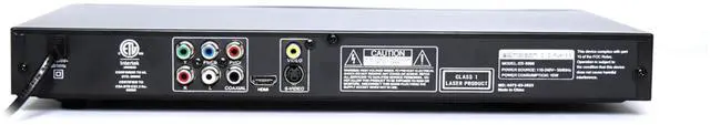 Alt view image 3 of 7 - Emerson DVD Player with HD Upconversion (ED-8000) - Black