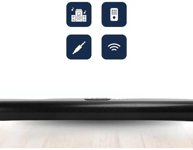 Alt view image 6 of 7 - Emerson 37" Bluetooth Soundbar with Remote Control EHS-2002 (Black)