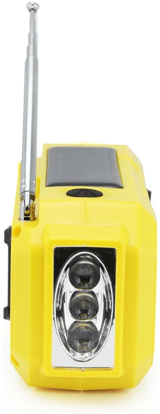 Alt view image 2 of 7 - Emerson Emergency AM / FM Radio with Weather Band and Power Bank - Yellow