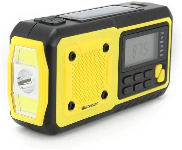 Alt view image 2 of 7 - Emerson Emergency AM / FM Radio with Weather Band / Flashlight / Power Bank