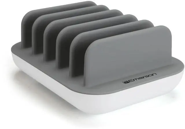 Alt view image 2 of 7 - Emerson 5-Port USB Charging Station with LED Charging Indicator Light