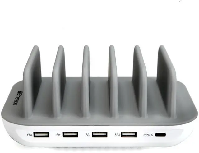 Alt view image 6 of 7 - Emerson 5-Port USB Charging Station with LED Charging Indicator Light
