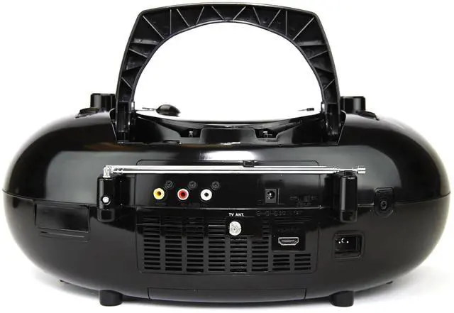 Alt view image 7 of 7 - Emerson 7" Bluetooth DVD Boombox with AM/FM Radio & Digital TV EDL-2870H-BK (Black)