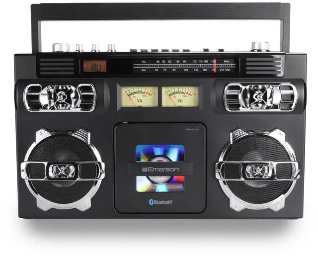 Main image of Emerson Retro Portable CD Boombox w Programmable Memory and LED Digital Display