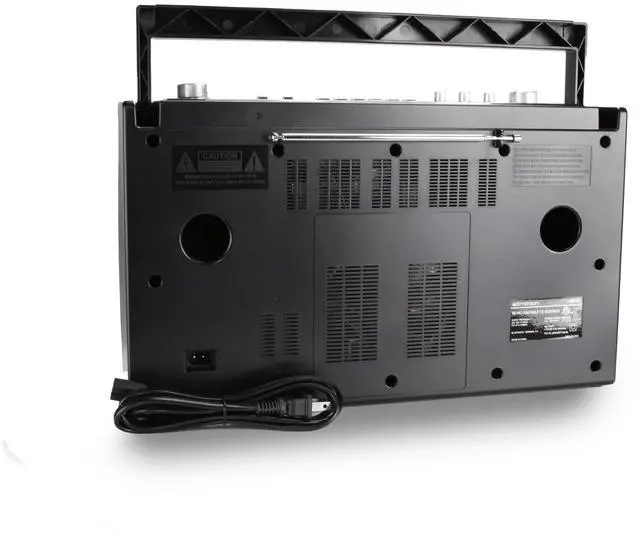 Alt view image 4 of 7 - Emerson Retro Portable CD Boombox w Programmable Memory and LED Digital Display