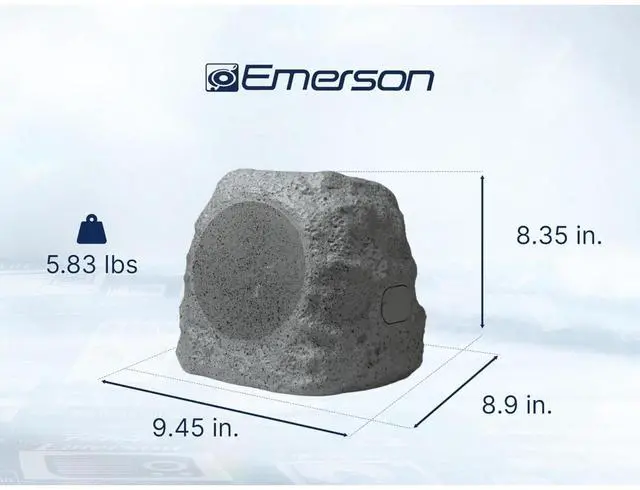 Alt view image 7 of 7 - Emerson Rock Party Solar Bluetooth Speaker