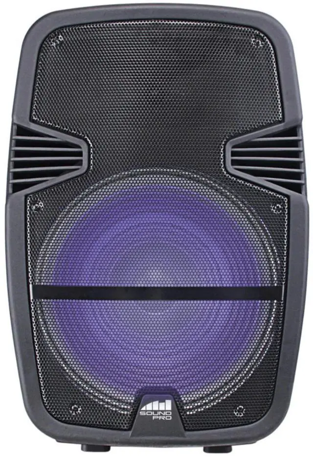 Main image of Naxa Portable 15 inch Bluetooth Party Speaker with Disco Light