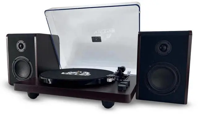 Alt view image 2 of 7 - Victor Lincoln Record Player with Stereo Speakers