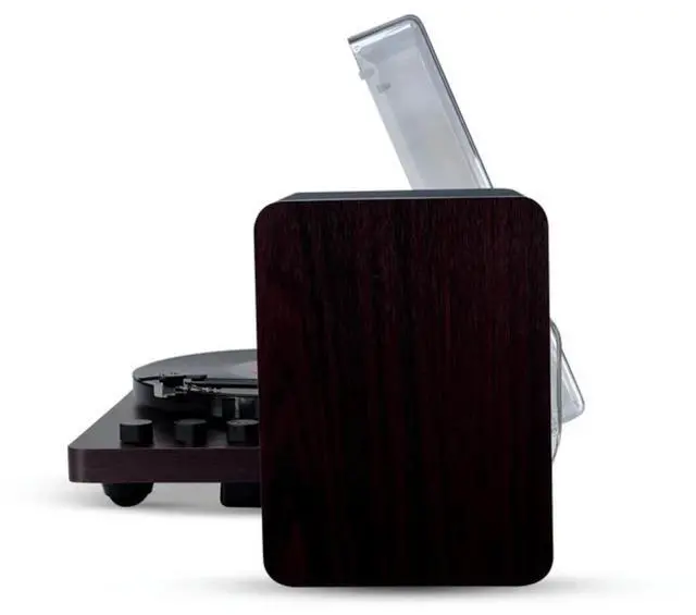 Alt view image 6 of 7 - Victor Lincoln Record Player with Stereo Speakers