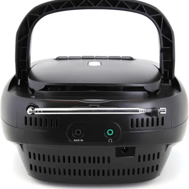 Alt view image 6 of 7 - Emerson EPB-3003 Portable CD Player Boombox with Cassette Player Combo  Tape Recorder  AM/FM Radio  AUX  Headphone Jack  Dual Speakers  AC/DC & Battery Operated - Stereo System for Home or Travel
