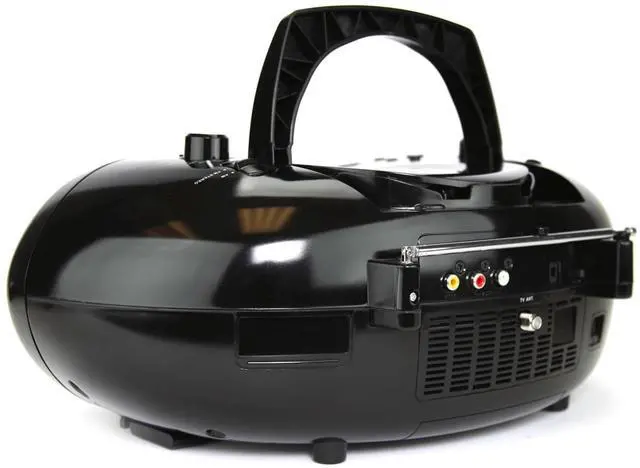 Alt view image 4 of 7 - Emerson 7" Bluetooth DVD Boombox w AMFM Radio, Stereo Speakers & Multi-Media