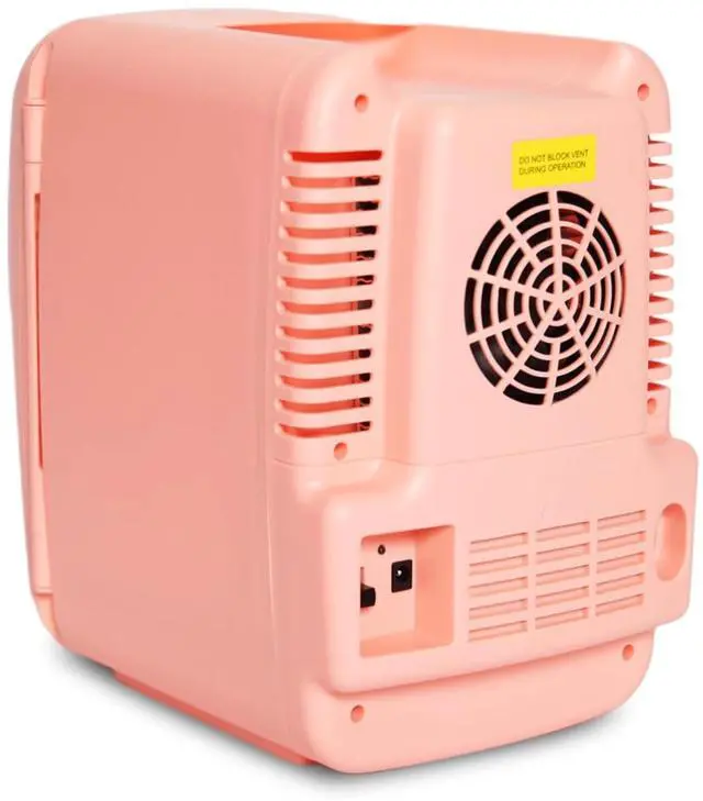 Alt view image 4 of 8 - Emerson Portable Mini Fridge Cooler Pink