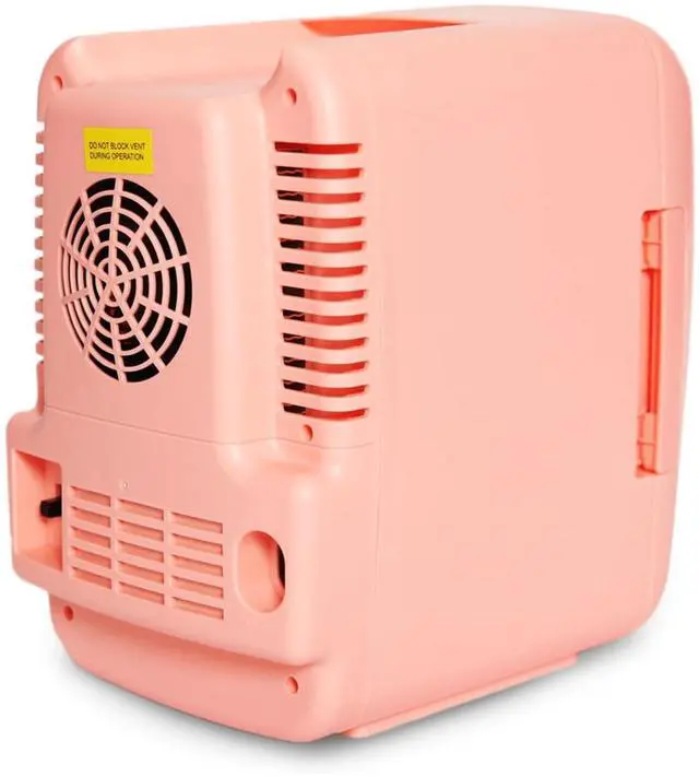 Alt view image 2 of 8 - Emerson Portable Mini Fridge Cooler Pink