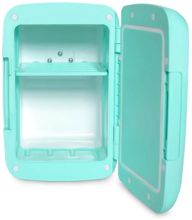 Alt view image 5 of 8 - Emerson Portable Mini Fridge Cooler Blue