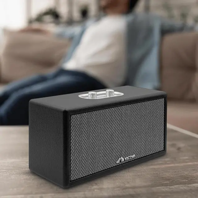 Alt view image 7 of 7 - Victor Portable Speaker with Bluetooth Wireless Technology and Built-In Battery