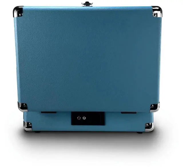 Alt view image 4 of 7 - Victor Metro Plus Portable Dual Bluetooth Suitcase Turntable Blue