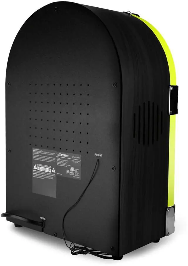 Alt view image 5 of 6 - Victor Broadway II Desktop CD Player Jukebox with Multi-Color LED Lighting and FM Radio