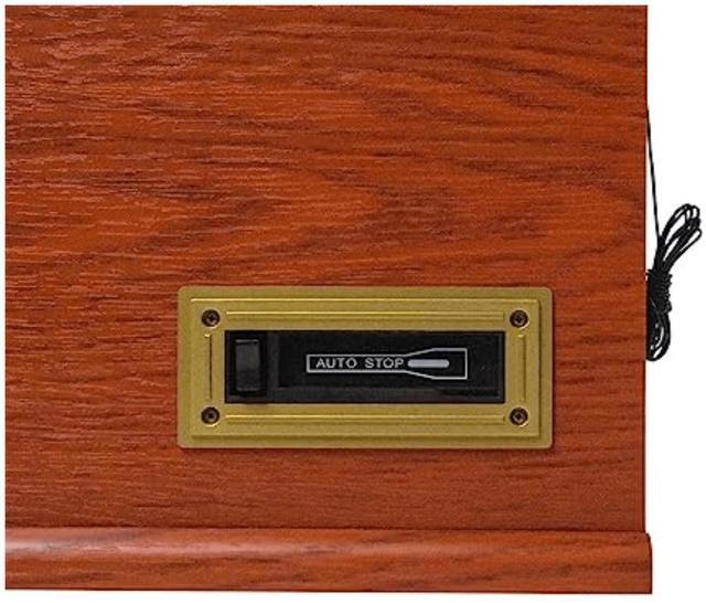 Alt view image 5 of 7 - Victor State 7-in-1 Wood Music Center with 3-Speed Turntable and Dual Bluetooth