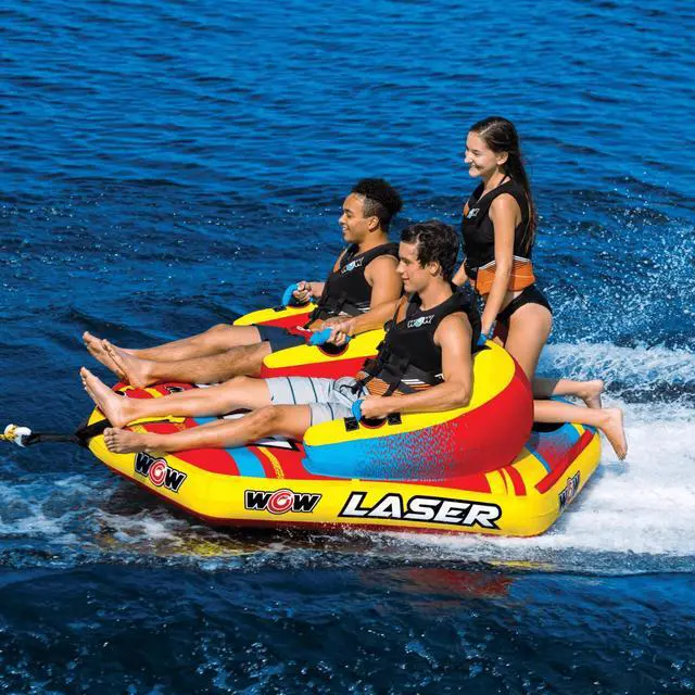 Alt view image 5 of 7 - WOW Watersports 23-WTO-4644 Laser 3P Towable