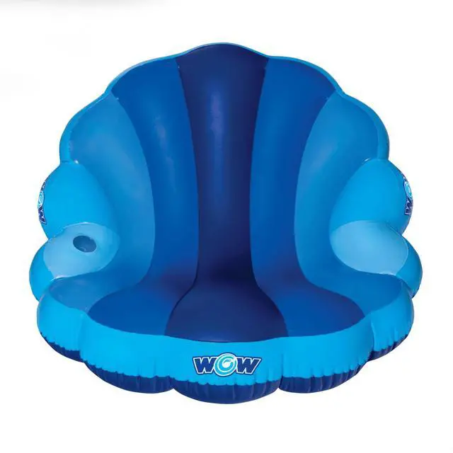 Alt view image 7 of 7 - WOW Watersports Indigo Mermaid Shell Lounger Float