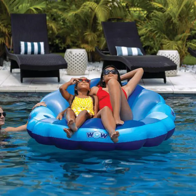 Alt view image 3 of 7 - WOW Watersports Indigo Mermaid Shell Lounger Float