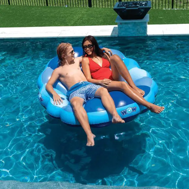 Alt view image 4 of 7 - WOW Watersports Indigo Mermaid Shell Lounger Float