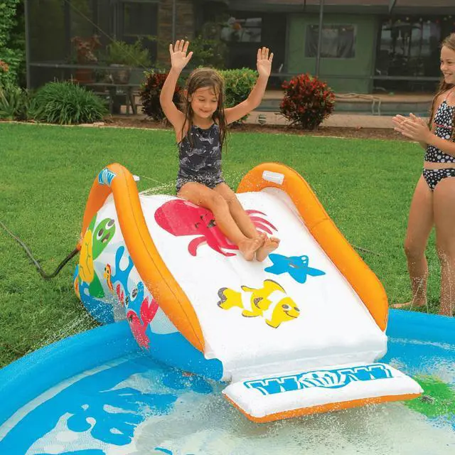 Alt view image 7 of 7 - WOW Watersports Swirl Splash Pad Slide