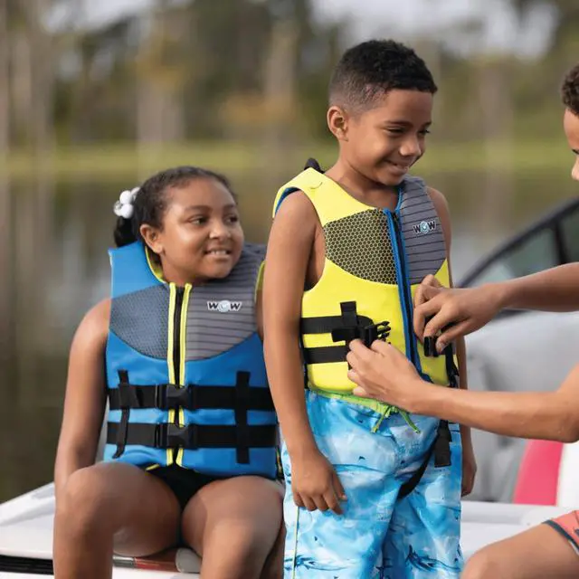 Alt view image 4 of 4 - WOW Watersports PFD Personal Floatation Device Lifejacket for Children