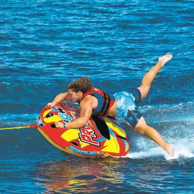 Alt view image 3 of 5 - WOW 22-WTO-3990-X Prowler 1 Person Towable Starter Kit with Pump and Tow Rope