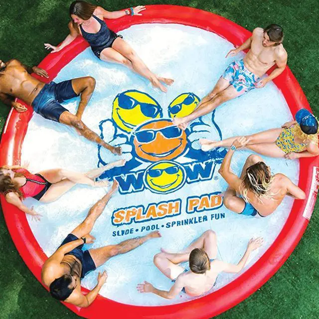 Alt view image 5 of 7 - WOW Watersports Super Splash Pad 12' with Sprinkler