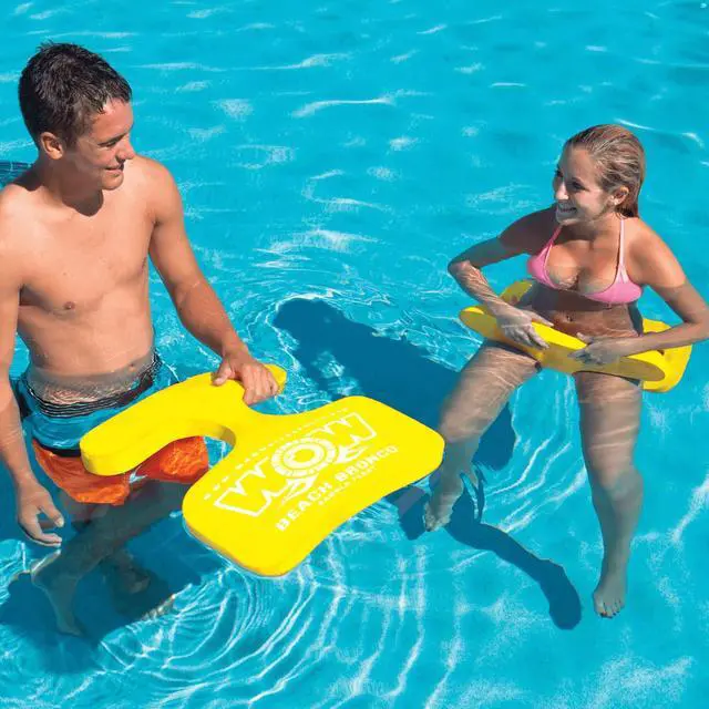 Alt view image 2 of 4 - WOW Watersports Beach Bronco Pool Float Yellow