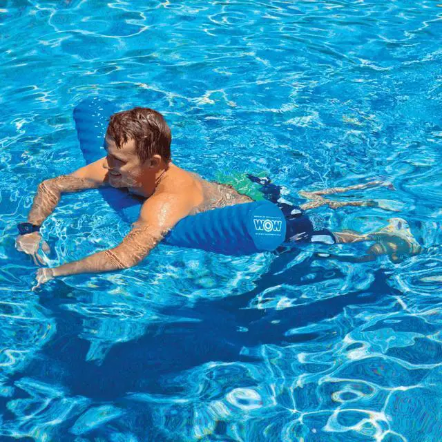 Alt view image 3 of 5 - WOW Watersports Dipped Foam Pool Noodle Blue