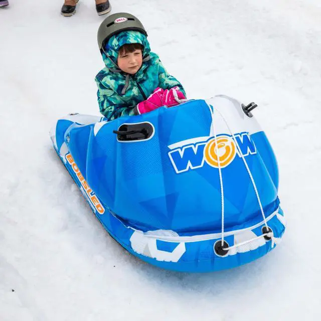 Alt view image 2 of 7 - WOW Watersports Snow Tube Bobsled for Kids and Adults