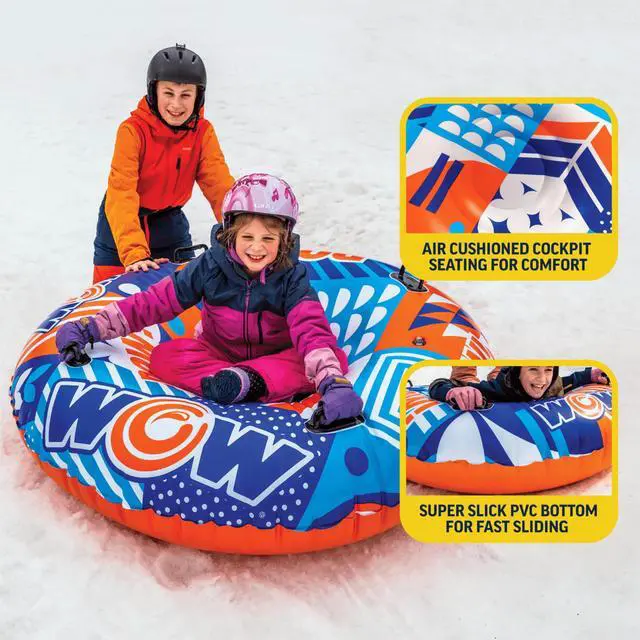 Alt view image 5 of 7 - WOW Watersports POW! WOW Snow Tube