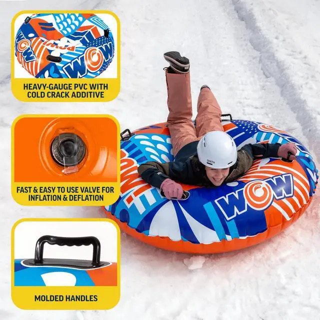 Alt view image 6 of 7 - WOW Watersports POW! WOW Snow Tube