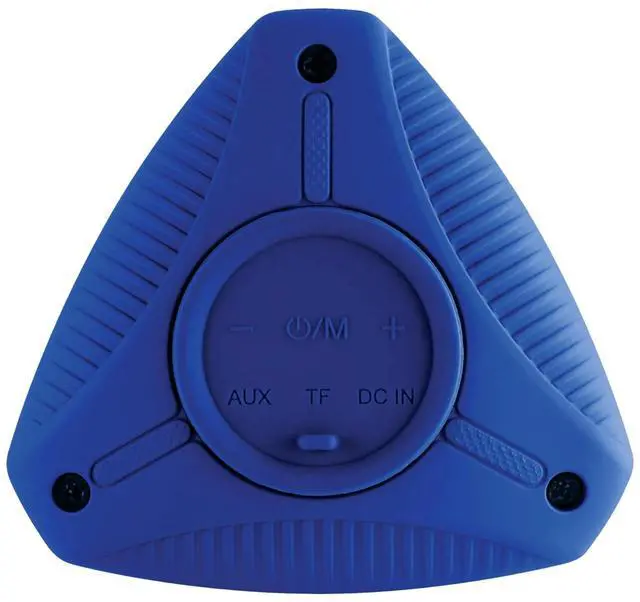 Alt view image 4 of 5 - Supersonic IPX6 Water-Resistant Portable BT Speaker with True Wireless Technology Blue