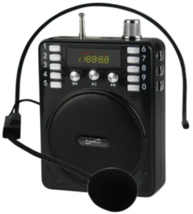 Alt view image 2 of 6 - Supersonic Bluetooth Portable PA System Black