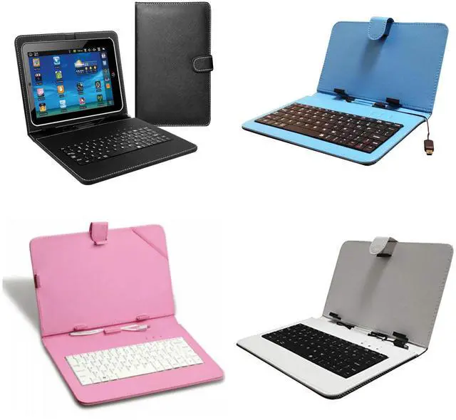 Alt view image 3 of 3 - Supersonic 7" Tablet Keyboard and Case Blue