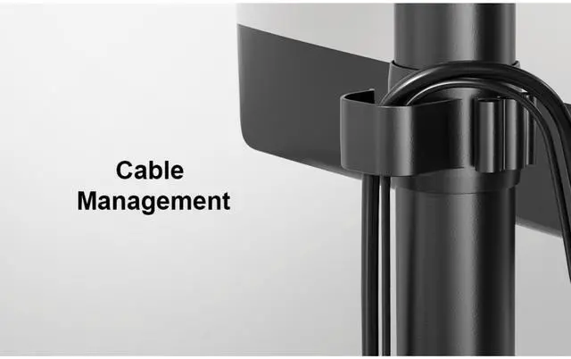 Alt view image 2 of 5 - ErgoAV Desk Stand for Single Monitor 13" to 27"