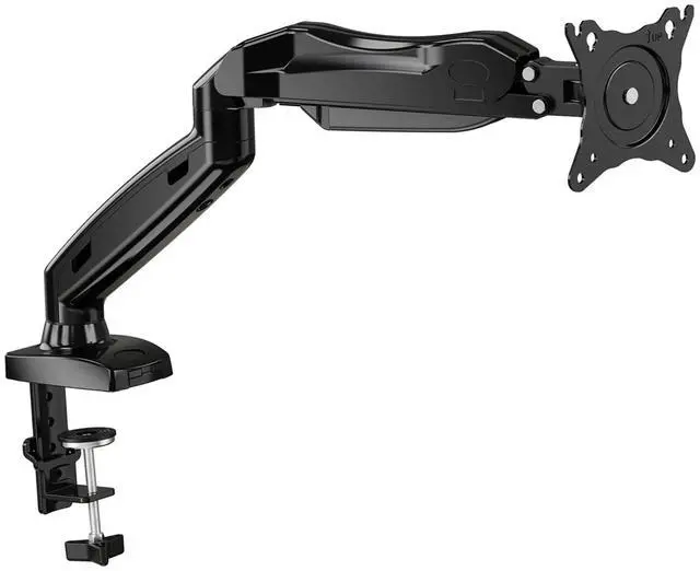 Main image of ErgoAV Gas Spring Desk Mount for Single Monitors 13" to 27"