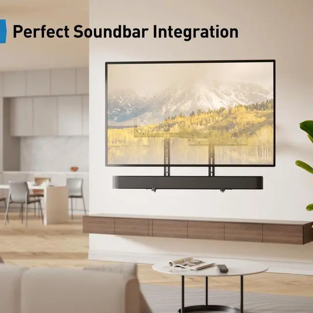 Alt view image 7 of 7 - ErgoAV Universal Soundbar Mount Supports up to 13.2lbs