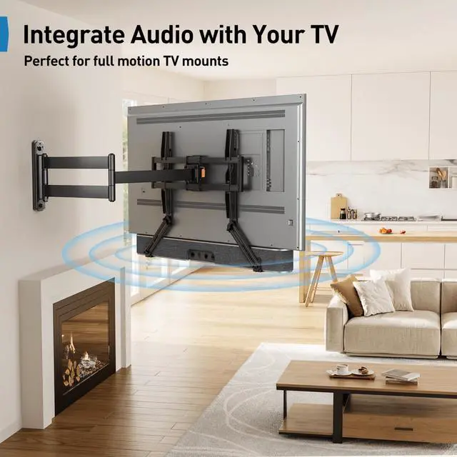 Alt view image 4 of 7 - ErgoAV Universal Soundbar Mount Supports up to 15lbs