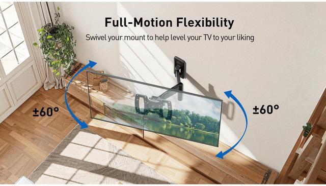 Alt view image 4 of 7 - ErgoAV Small Motion TV Mount for 19" to 43" TVs